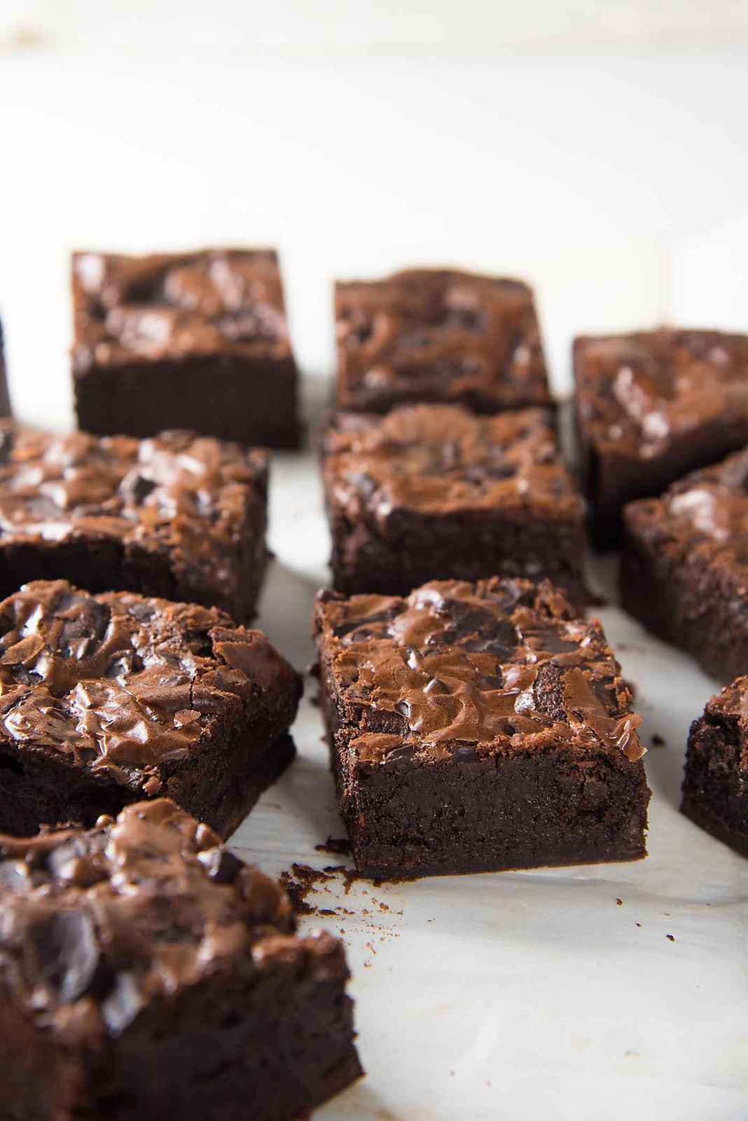 How to make brownies with shiny crust